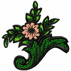 Flowers Embroidery Design 3 Flowers Embroidery Design 3